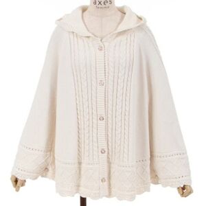 Axes Femme - Cableknit Poncho